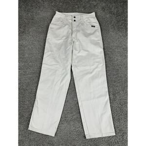 Rockies Jeanswear Pants Womens 32 White High Rise Straight Leg Western 32x29